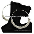 Hot Crystal Spacer DIY basquetebol esposas aro brincos! Brincos Shamballa BWE66